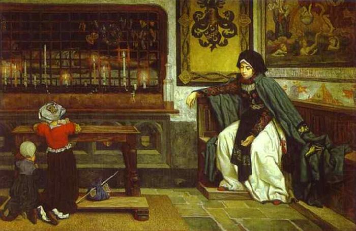 James Joseph Jacques Tissot Marguerite in Church china oil painting image